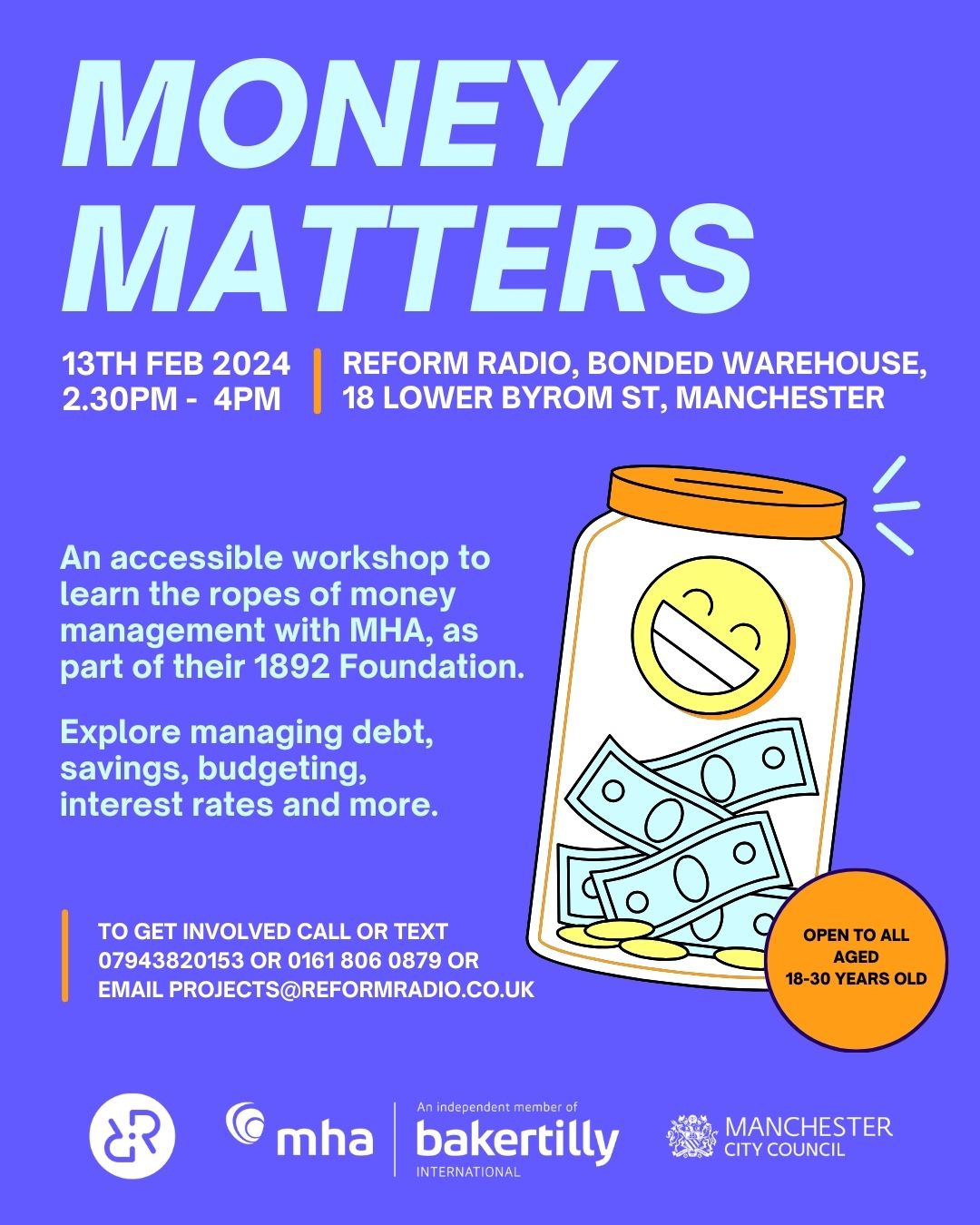 Flyer promoting Money Matters